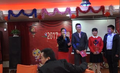 黄港同印刷企业年会“优秀员工”合影